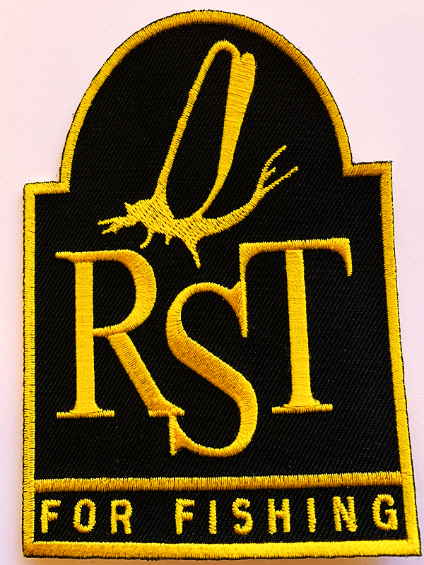 9902-03  RST Patch black/gold   -  8 x 10 cm